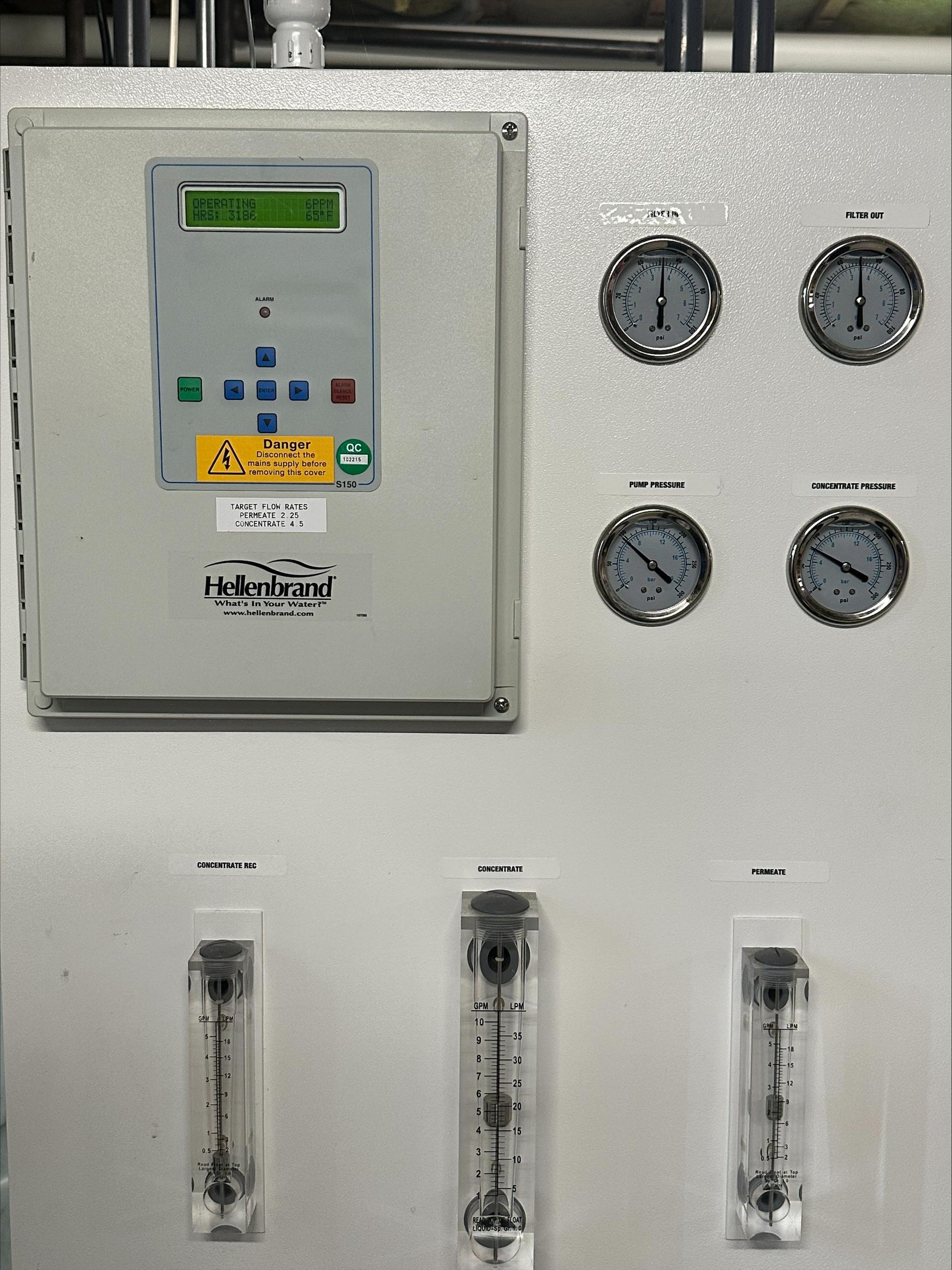 Residential water treatment equipment