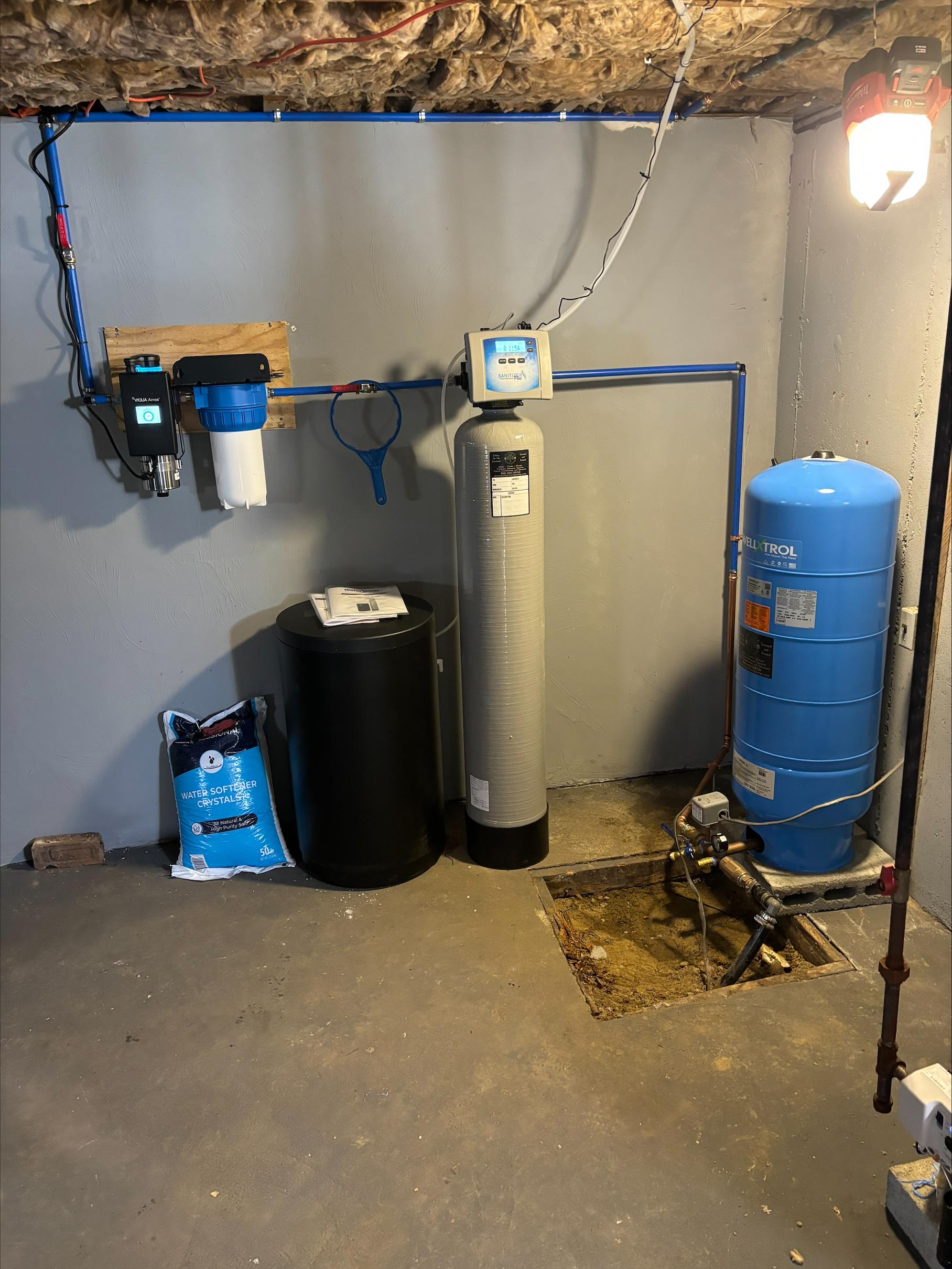 Well and treatment components