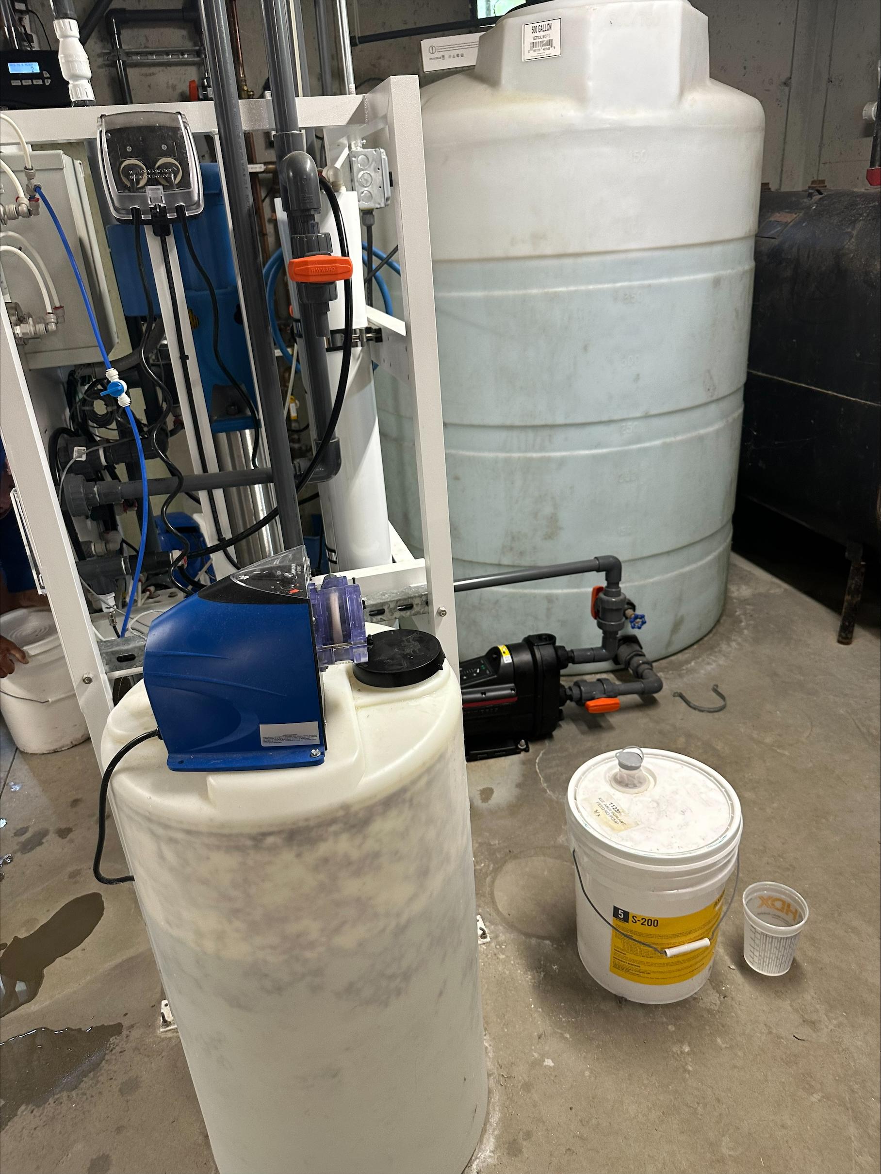 Private water quality equipment